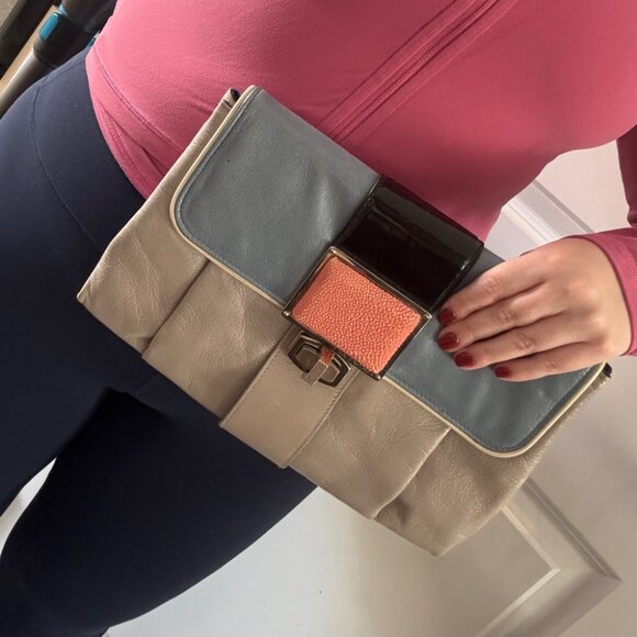 Balenciaga Multicolor Leather and Stingray Cherche Clutch - Picture 15 of 15